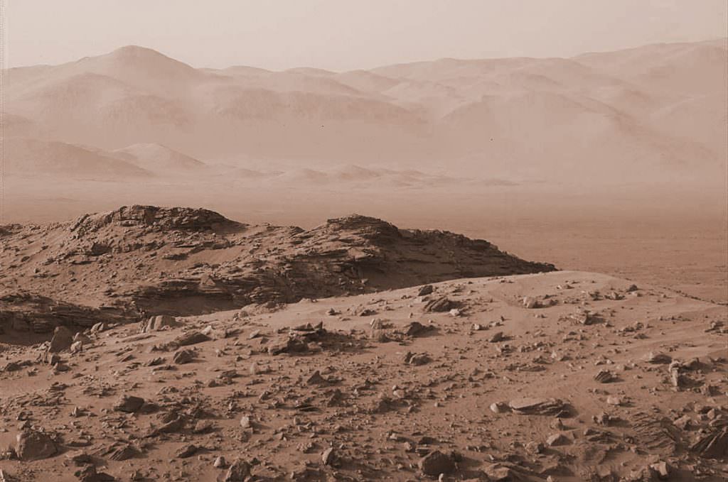 The Curiosity rover took this photo of the Martian landscape on July 12, 2016. Imagine if we could listen to it at the same time. NASA now plans to include a microphone on the upcoming Mars 2020 Mission. Credit: NASA/JPL-Caltech
