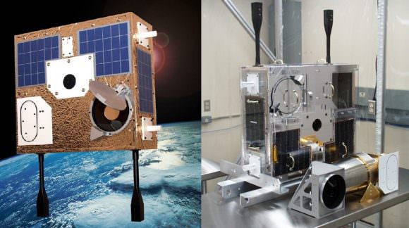 The MOST satellite, a Canadian built space telescope. Credit: Canadian Space Agency