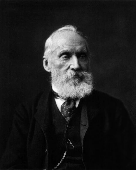 A photograph of Lord Kelvin.
