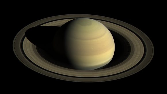 Since NASA's Cassini spacecraft arrived at Saturn, the planet's appearance has changed greatly. This view shows Saturn's northern hemisphere in 2016, as that part of the planet nears its northern hemisphere summer solstice in May 2017. Image credit: NASA/JPL-Caltech/Space Science Institute.