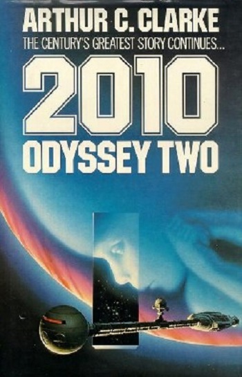 Cover of Arthur C. Clarke's 1982 novel, 2010: Odyssey Two. Credit: Public Domain