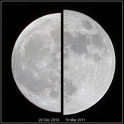 A side-by-side 'Super' vs 'Minimoon.' Image credit and copyright: Marco Langbroek.