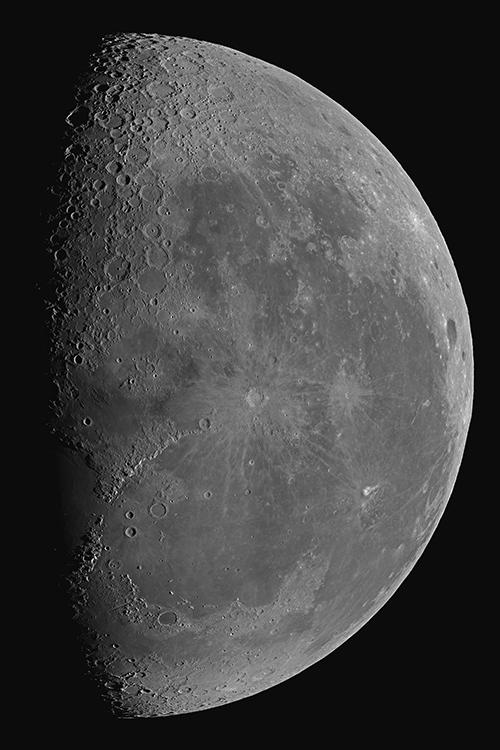 Image of the Moon taken on August 24, 2016 from the Alps. Credit and copyright: Thierry Legault. Used by permission. 