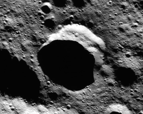 f images from NASA's Dawn spacecraft shows a crater on Ceres that is partly in shadow all the time. Such craters are called "cold traps." Credit: NASA/JPL-Caltech/UCLA/MPS/DLR/IDA 