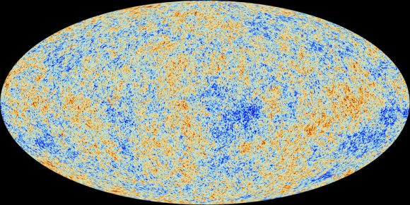 All-sky survey data from ESA's Planck space telescope. Credit: ESA