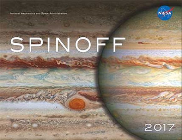 Spinoff is an annual publication exploring the many applications NASA technology has. Credit: NASA
