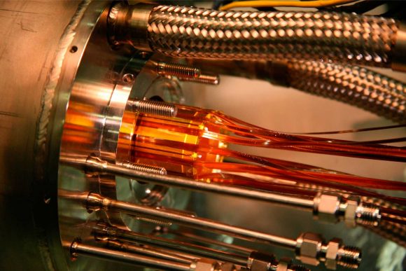 ALPHA uses a magnetic trap to hold neutral atoms of anthydrogen and then conduct spectrographic analyis. Credit: CERN