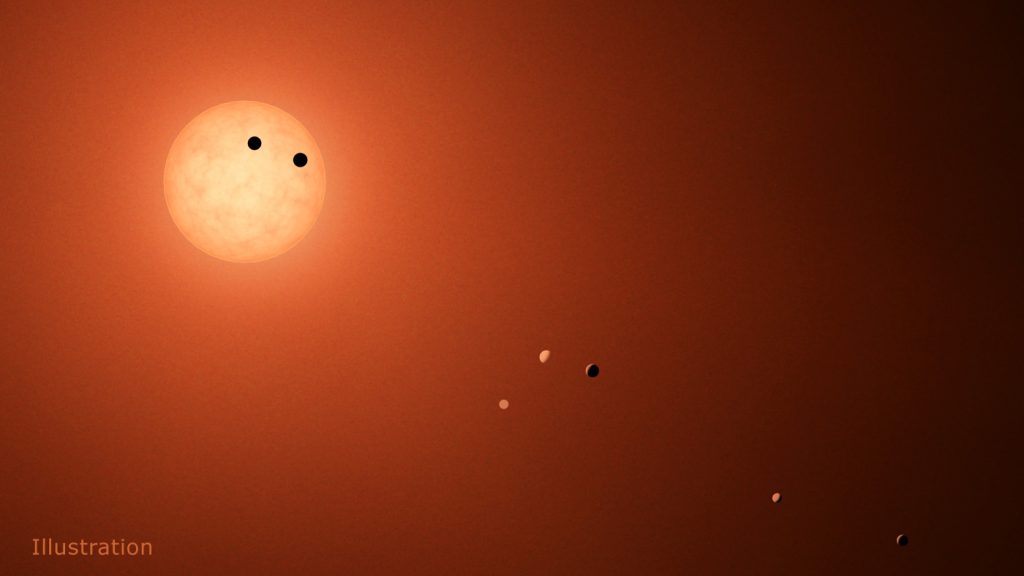 TRAPPIST-1 is probably the most well-known ultra-cool, or red dwarf, star. It is host to several rocky, roughly Earth-sized planets. Astronomers think it's no accident that ultra-cool stars and red dwarfs are host to so many smaller, rocky planets, and they hope that SPECULOOS will find them. Credit: NASA/JPL-Caltech