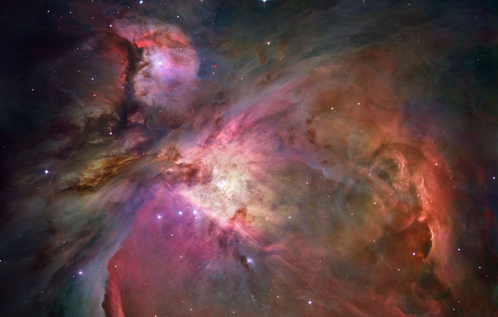 The Orion Nebula's surprisingly shaped gas clouds beautify the nebula but make it difficult to see inside.  This image of the Orion Nebula was captured by the Hubble Telescope.  Image: NASA, ESA, M. Robberto (STScI/ESA) and The Hubble Space Telescope Orion Treasury Project Team