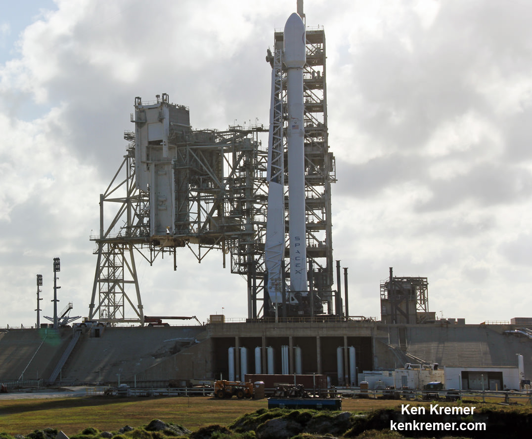 Surveillance Sat Set for Sunday Sunrise SpaceX Blastoff and Landing Apr. 30 – Watch Live