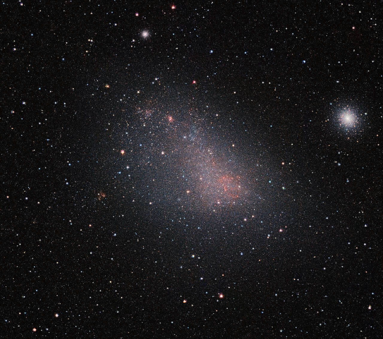 The Small Magellanic Cloud (SMC) galaxy. Credit: ESA/VISTA