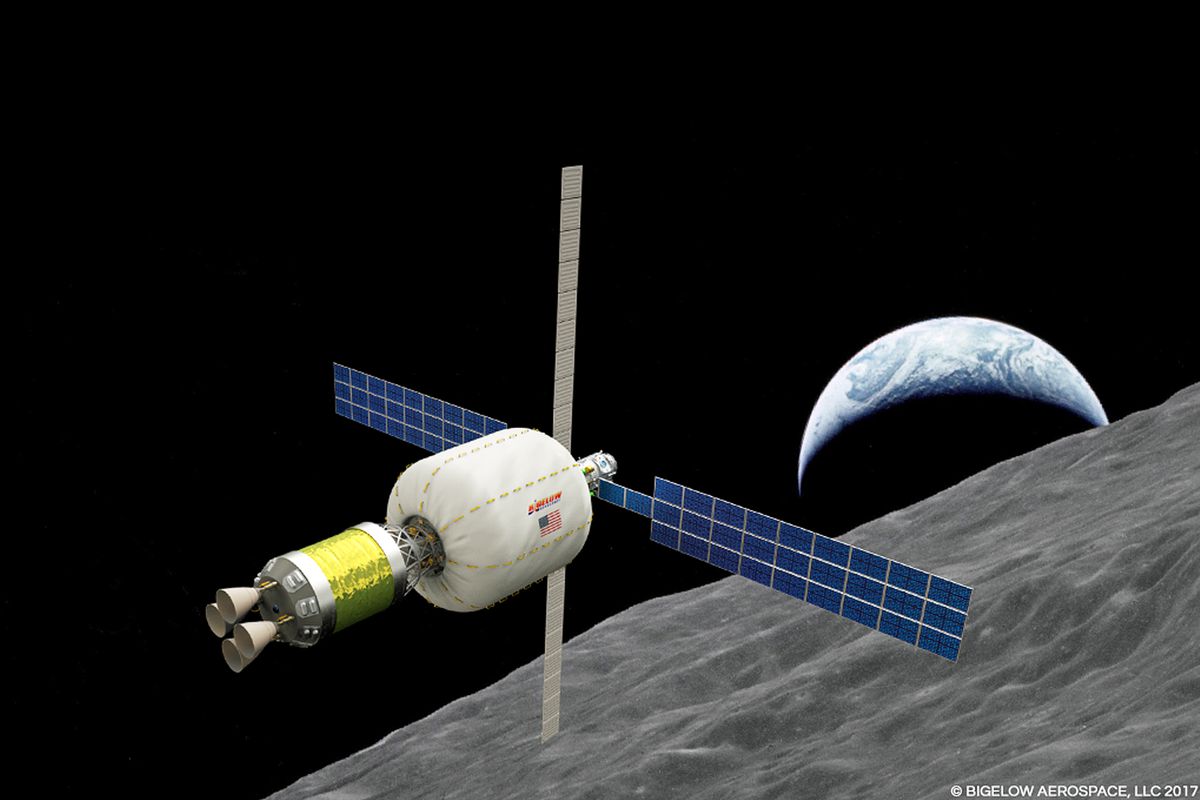 Bigelow Lunar Outpost. Credit: Bigelow Aerospace