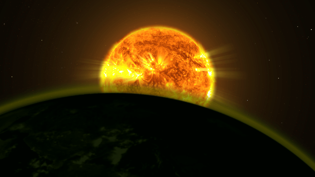 is illustration shows a star's light illuminating the atmosphere of a planet. In the near future, more powerful telescopes will allow us to understand the composition of exoplanet atmospheres, and maybe even take pictures of some. But that won't tell us if one is habitable or not. Credits: NASA Goddard Space Flight Center