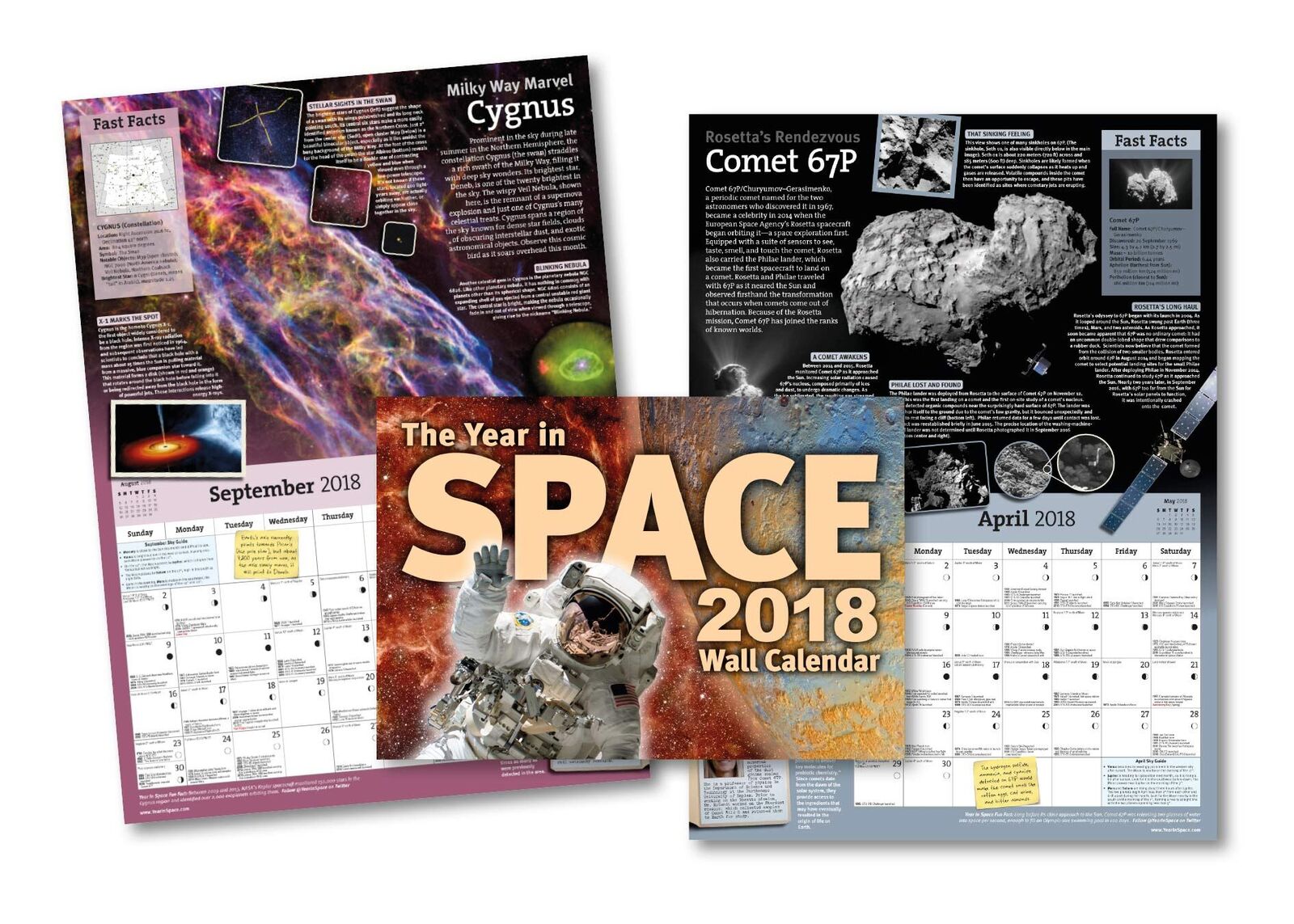 Sky Events 53 Weekly Astronomy and Space Exploration Images Space History 136 Pages Planning Calendars Daily Moon Phases The Year in Space 2019 Desk Calendar Spiral Bound 6 x 9 