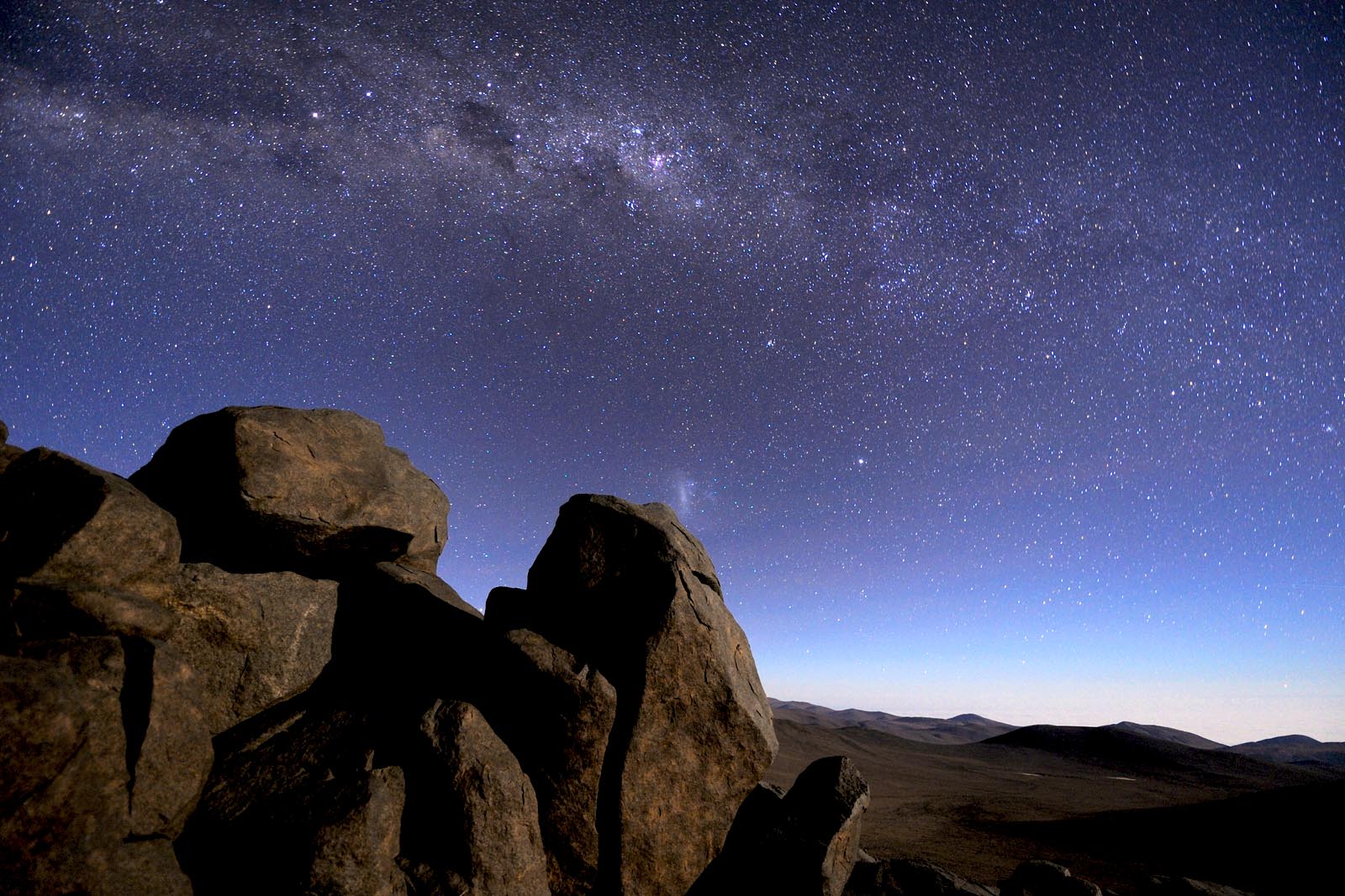 night sky above the atacama