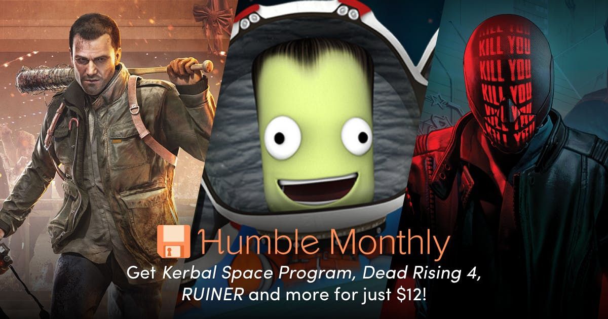 Kerbal Space Program and others as part of the Humble Monthly Bundle