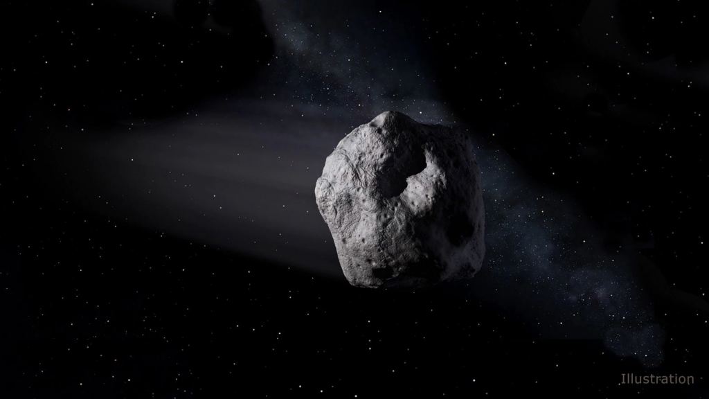 Illustration of a Near Earth Object. Credit: NASA/JPL-Caltech