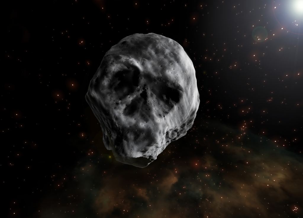 There are tons of asteroids and comets out there. Imagine seeing this one barrelling down on us. Artist's impression of the dead comet 2015 TB145, otherwise known as the "Death Comet" because of its appearance. Credit: José Antonio Peñas/SINC 