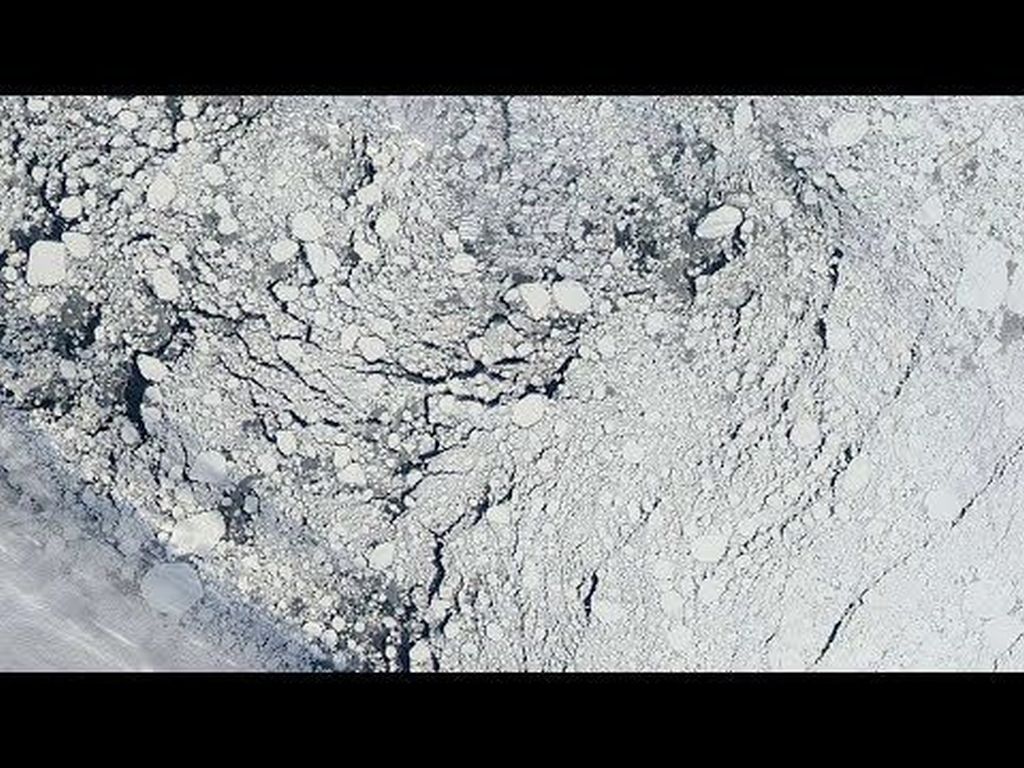 Arctic sea ice. Image: NASA