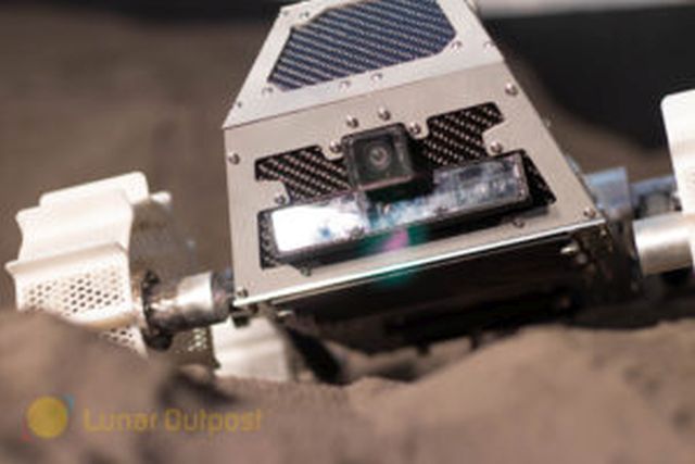 The Lunar Prospector robot will use LIDAR to create a 3D map of its working area and to navigate. Image: Lunar Outpost.