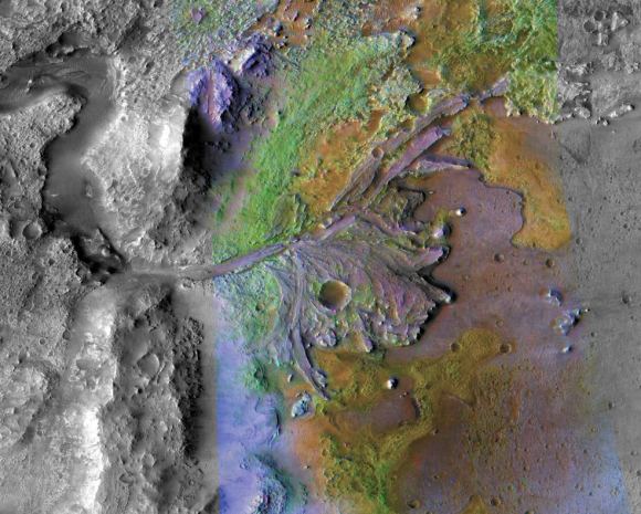 After 5 years and 60 candidates, NASA has chosen Jezero crater as the landing site for the Mars 2020 rover. Image Credit: NASA/JPL/JHUAPL/MSSS/Brown University