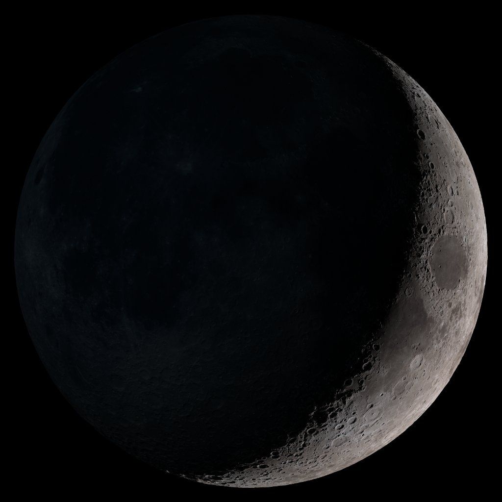NASA's Visualization Studio has released its yearly moon simulation viewer. Image: NASA
