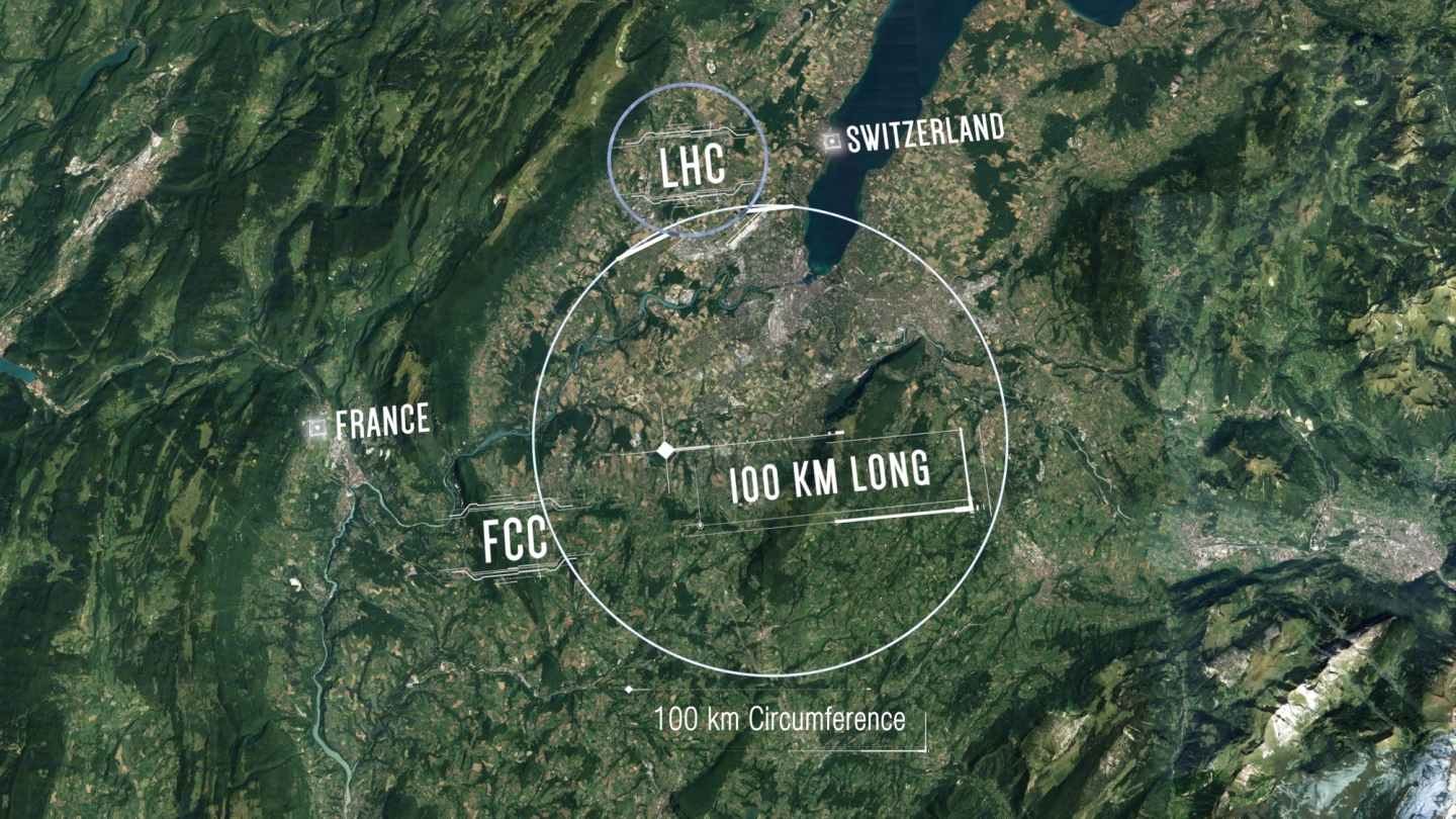 CERN's Future Circular Collider. Image Credit: CERN