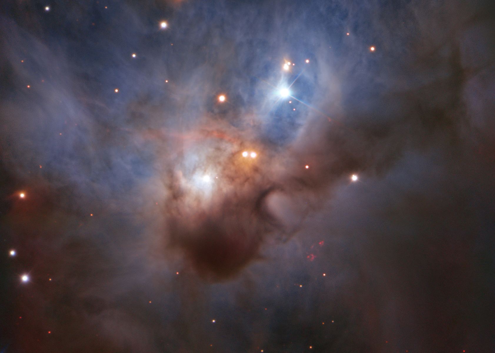 The Cosmic Bat in NGC 1788. Image Credit: ESO