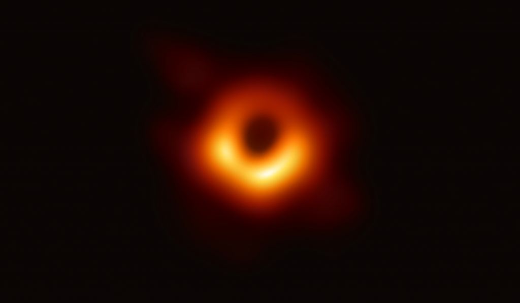 The Event Horizon Telescope (EHT) collected the first direct visual evidence of a supermassive black hole when it captured this image of Messier 87's SMBH. Credit: Event Horizon Telescope Collaboration