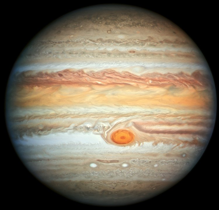 Can you picture Jupiter without clouds? We can't either. Image Credit: Hubble/NASA/ESA