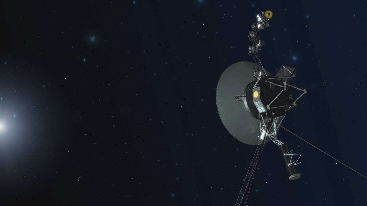 An artist concept depicting one of NASA's twin Voyager spacecraft, humanity's farthest and longest-lived spacecraft. Voyager 2 just lost contact with Earth while Voyager 1 is still reporting back. Credit: NASA/JPL-Caltech