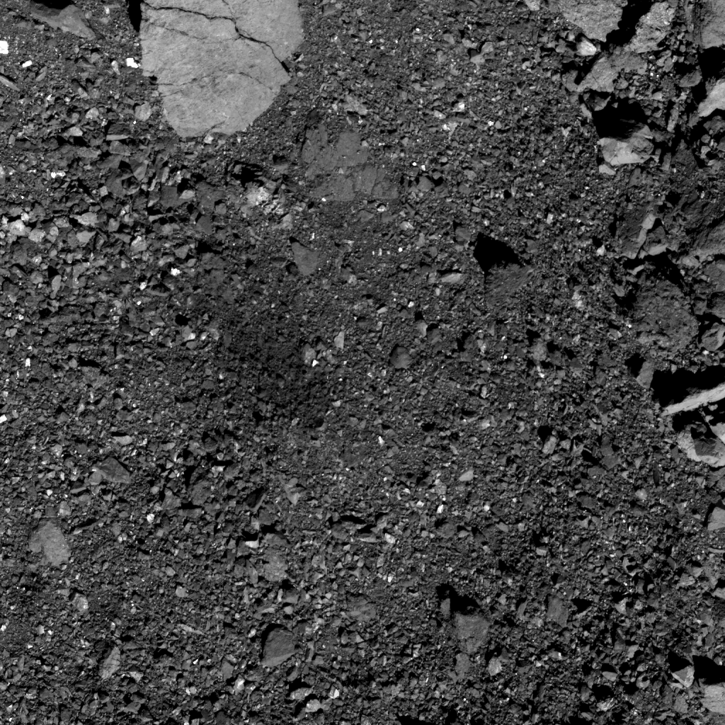 OSIRIS-REx's backup sampling site Osprey on asteroid Bennu. Image Credit: NASA/GSFC