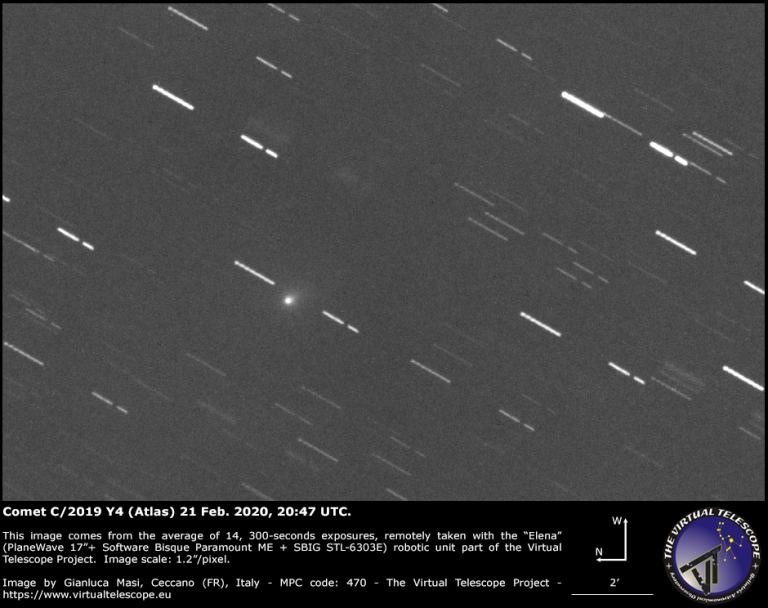 Comet Y4 Atlas in Outburst: First Good Comet for 2020? - Universe Today