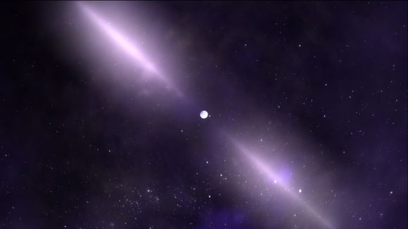 Pulsars are fast-spinning neutron stars that emit narrow, sweeping beams of radio waves. A new study identifies the origin of those radio waves. NASA’s Goddard Space Flight Center