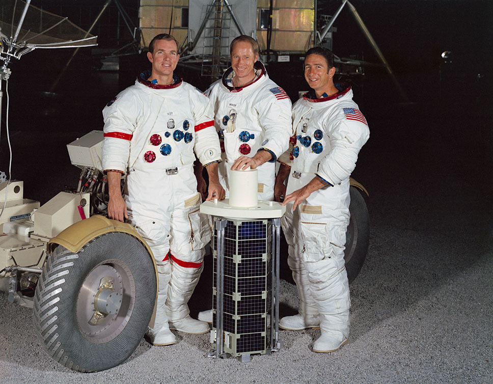 It's not unusual for satellites or spacecraft to release sub-satellites. All the way back in 1971, the Apollo 15 crew released a sub-satellite in orbit around the Moon. Image Credit: NASA