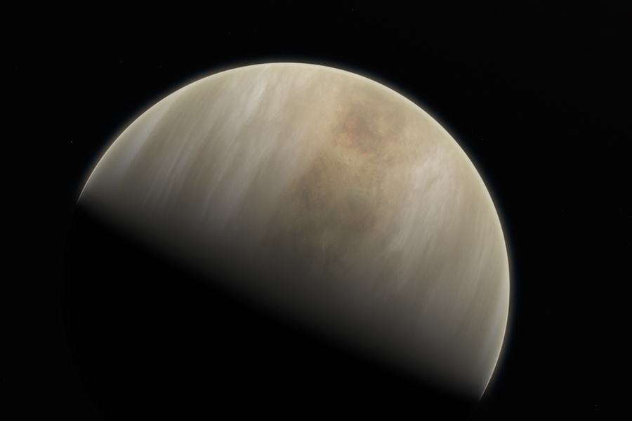 This artistic impression depicts Venus. Astronomers at MIT, Cardiff University, and elsewhere may have observed signs of life in the atmosphere of Venus by detecting phosphine. Subsequent research disagreed with this finding, but the issue is ongoing. Image Credits: ESO (European Space Organization)/M. Kornmesser & NASA/JPL/Caltech
