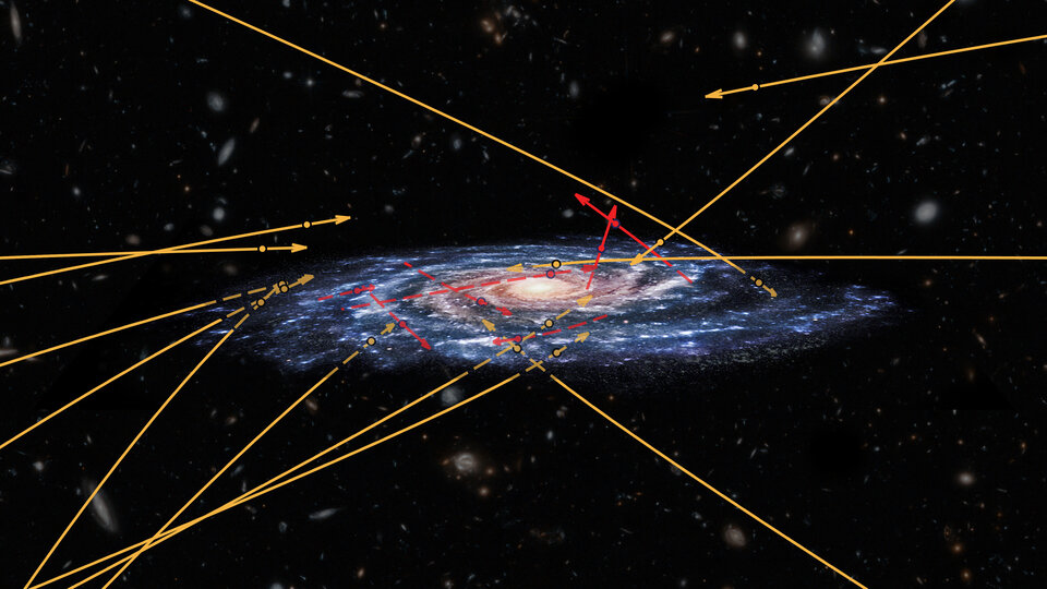 Gaia has found stars that are sprinting at high speeds through the Milky Way. Some of them might have enough velocity to eventually escape the galaxy. Image Credit: ESA