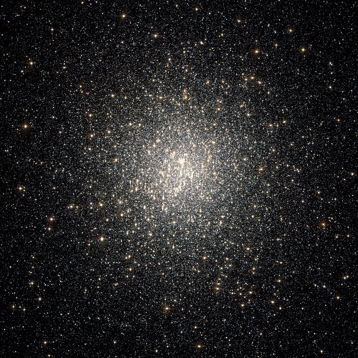 This is a Hubble Space Telescope image of the globular cluster NGC 2808. It might be the old core of the Gaia Sausage. Image Credit: By NASA, ESA, A. Sarajedini (University of Florida) and G. Piotto (University of Padua (Padova)) - http://hubblesite.org/newscenter/archive/releases/2007/2007/18/image/a/ (direct link), Public Domain, https://commons.wikimedia.org/w/index.php?curid=2371715