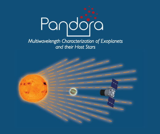 Artist depiction of the Pandora mission.