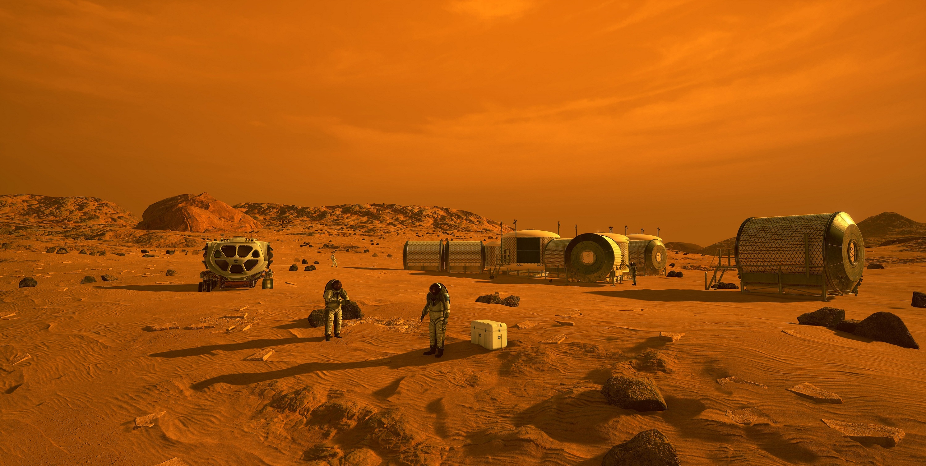 Which Parts of Mars are the Safest From Cosmic Radiation?