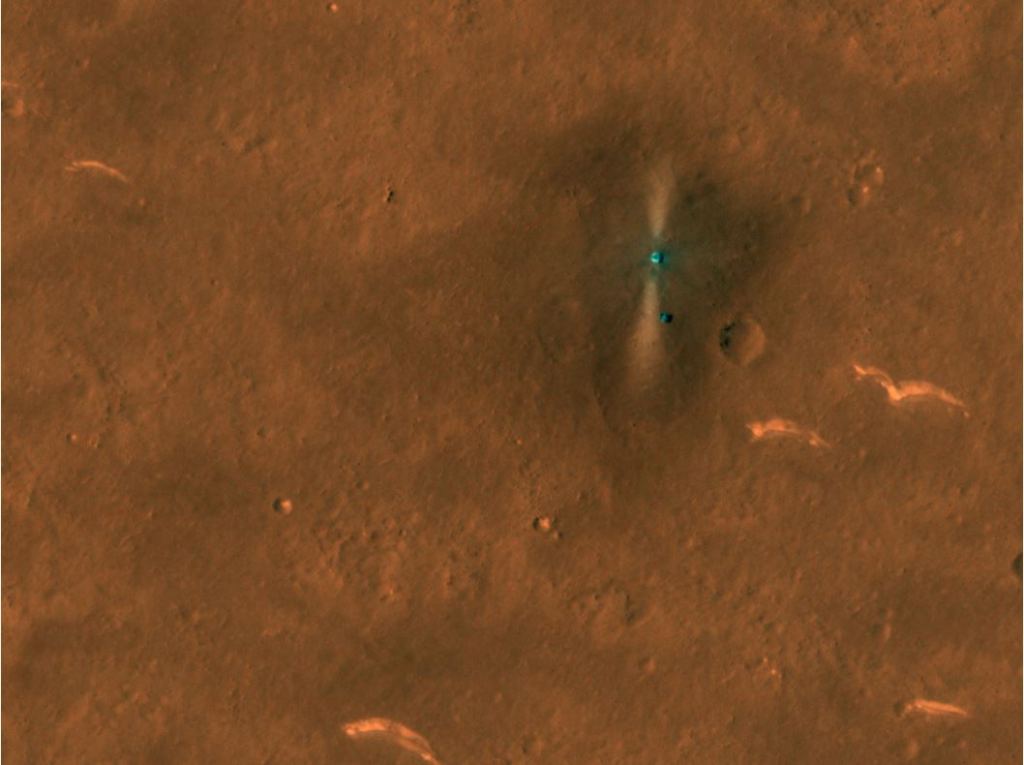 Mars Orbiter toma fotografías del rover chino desde el espacio