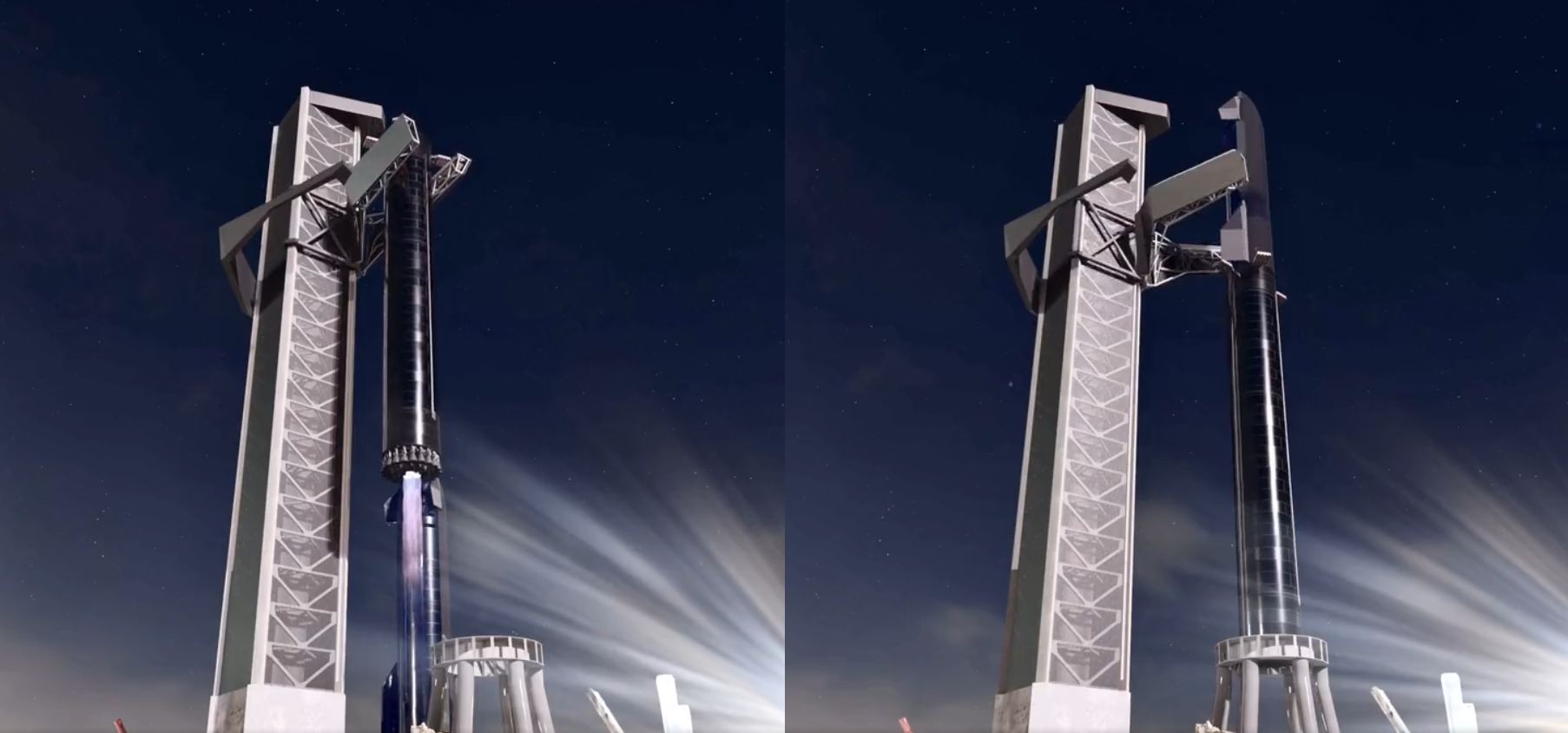 Musk Confirms how &quot;Mechazilla&quot; Will Catch and Assemble Starship and Super Heavy for Rapid Reuse - Universe Today