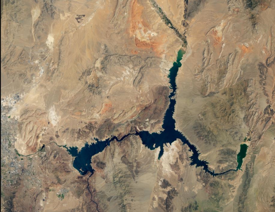 Here’s Lake Mead’s Record Low Water Levels Seen From Space