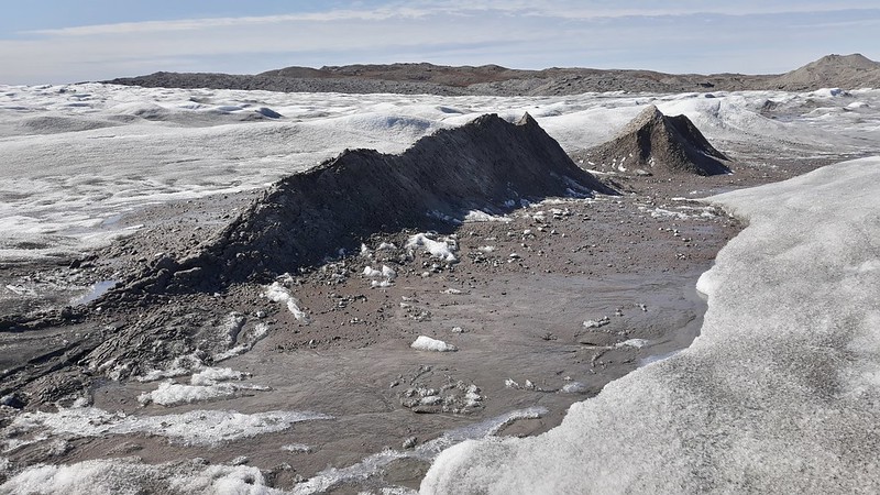 Sediments from erosion of glacial rocks on the Greenland ice sheet.  Image Credit: Laura Sanchez-Garcia / CAB (INTA-CSIC) 