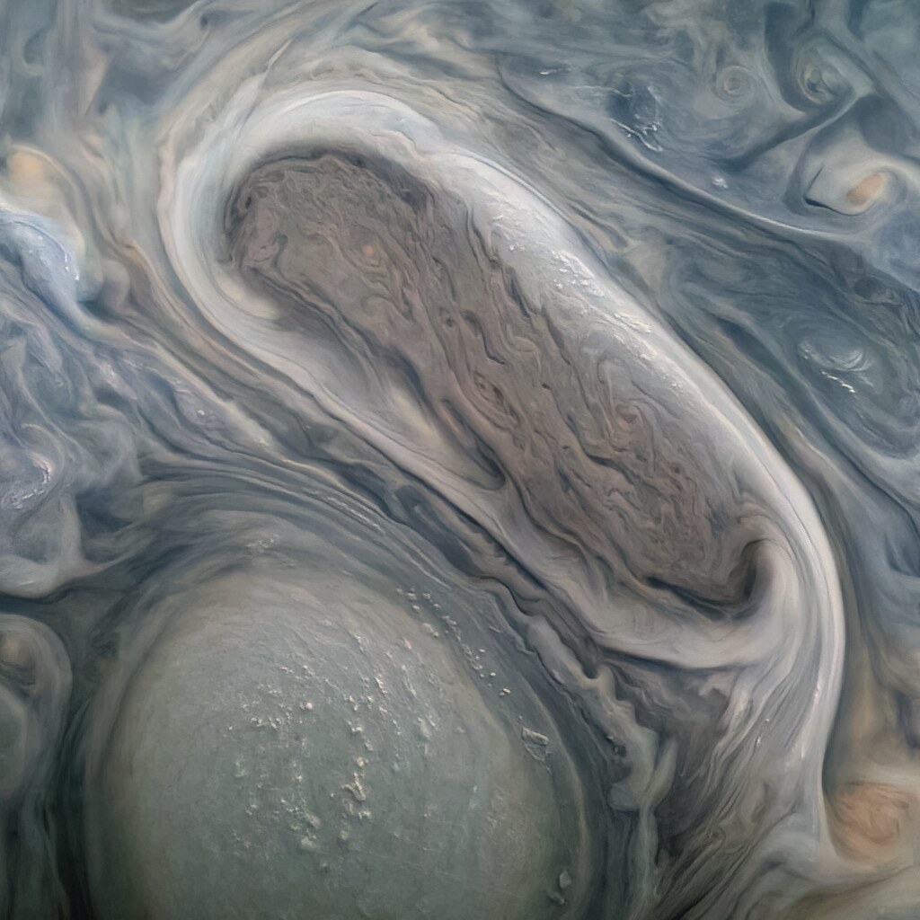 Just Look at the Jaw-Dropping Detail of These Storms on Jupiter