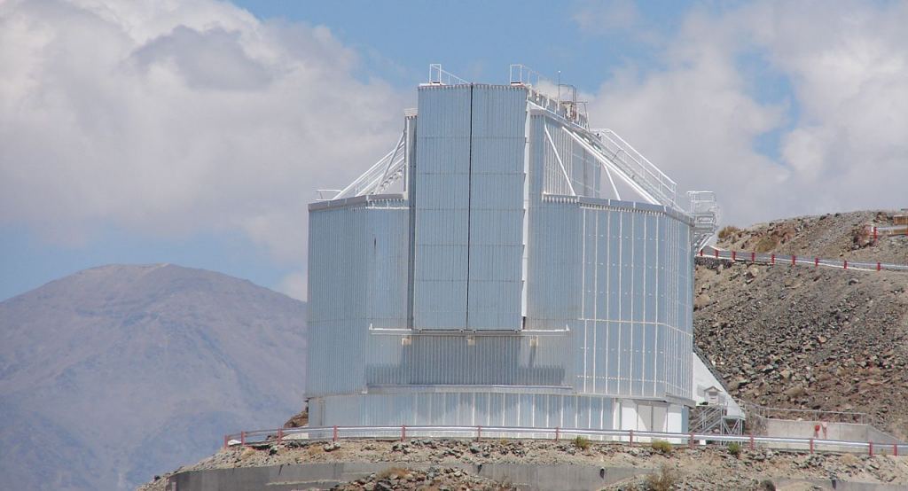 The New Technology Telescope at the ESO's La Silla Observatory. Image Credit: By Masteruk - Own work, CC BY-SA 3.0, https://commons.wikimedia.org/w/index.php?curid=3235044