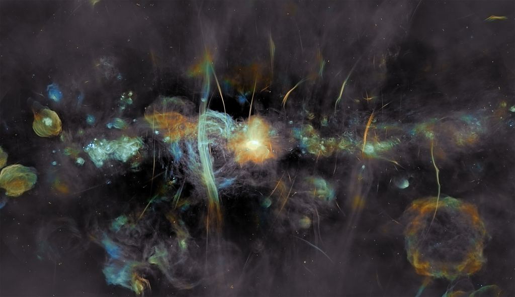 Imaging the Galaxy’s Centre in Unprecedented Detail Reveals More Mysterious Fila..