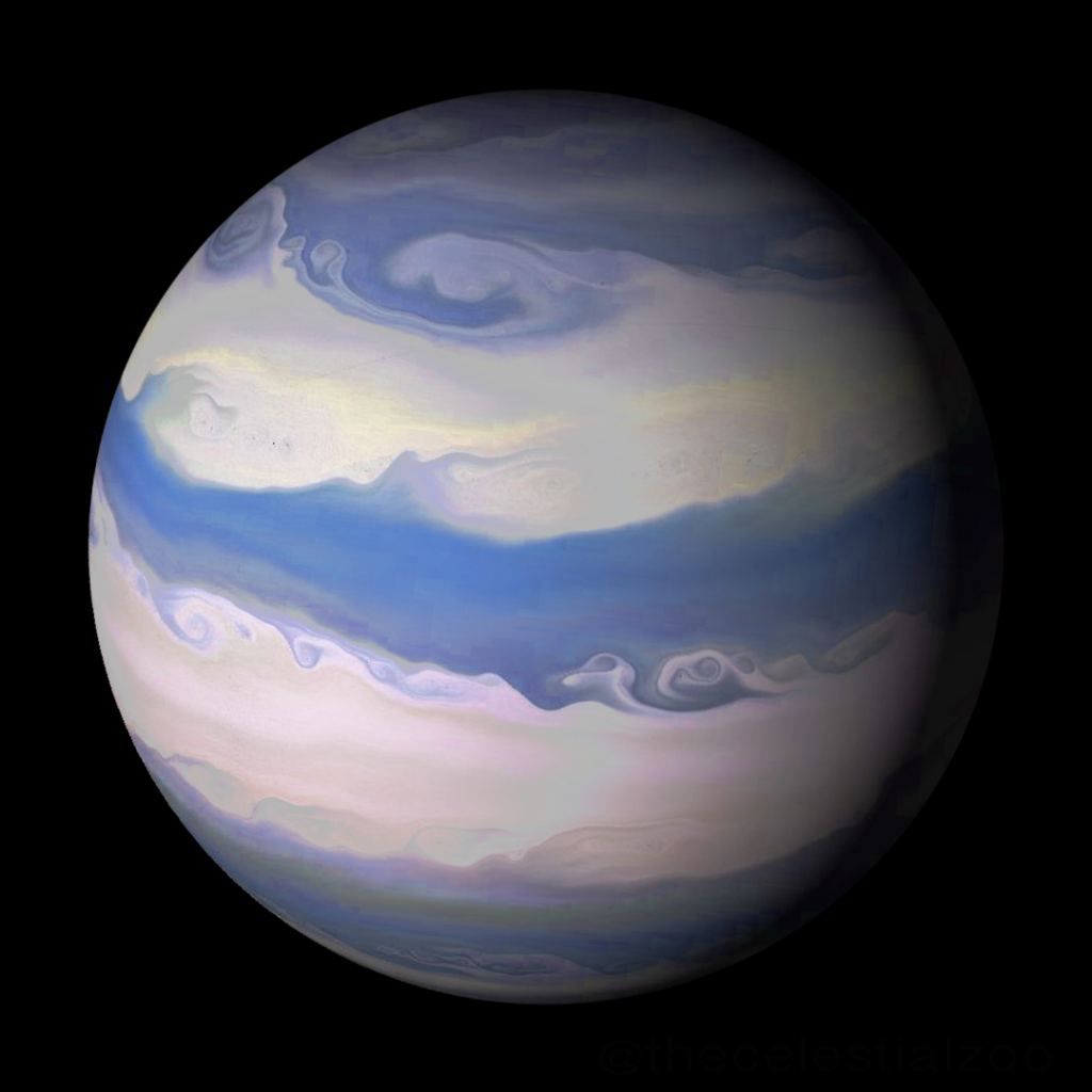 This is an artist's conception of a mini-Neptune or "gas dwarf." These two new studies present observational evidence that mini-Neptune's lose portions of their atmosphere due to photoevaporation and transition to super-Earths. Image Credit: By Pablo Carlos Budassi - Own work, CC BY-SA 4.0, https://commons.wikimedia.org/w/index.php?curid=112487881 