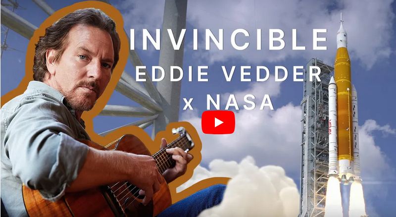 Pearl Jam's Eddie Vedder Provides the Music for NASA's new SLS Video
