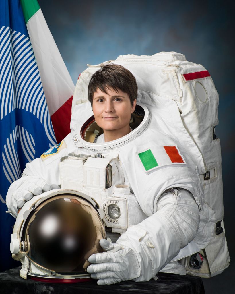 The true bulkiness of a spacesuit becomes clear when an astronaut removes their helmet, as in this official portrait of Italian astronaut Samantha Cristoforetti. Note the bulkiness of the gloves and their lack of dexterity. Image Credit: NASA/ESA